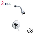 Round brass ceiling shower head and shower arms bathroom concealed shower faucets set